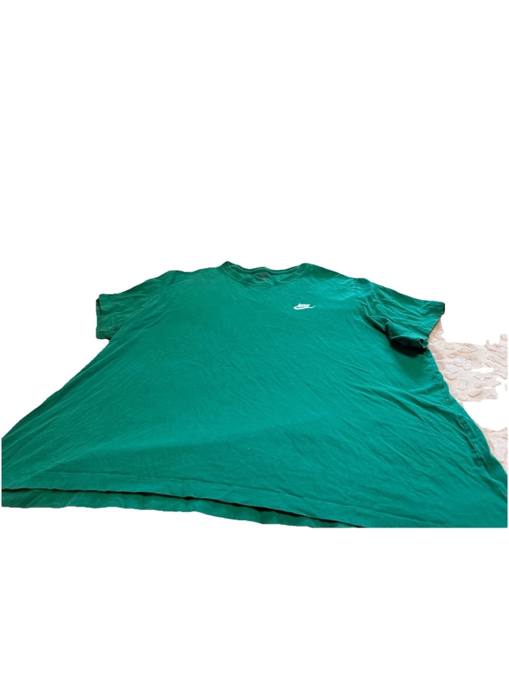 The Nike Tee Mens Green Short Sleeve Shirt! 4XL